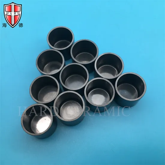 Customized Carborundum Sic Silicon Carbide Ceramic Crucible Mug